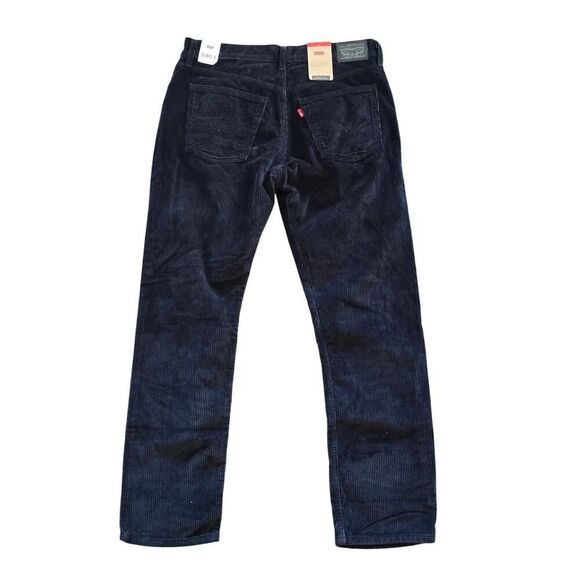 Levi’s Black Corduroy Pants Women 31x30 Retro Straight Leg Fall/Winter Essential - Picture 2 of 9